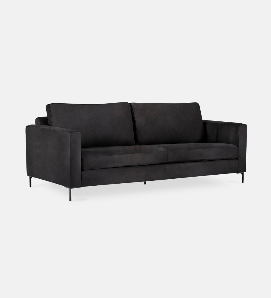 Sami Leather 2 Seater Metal Leg (75825)