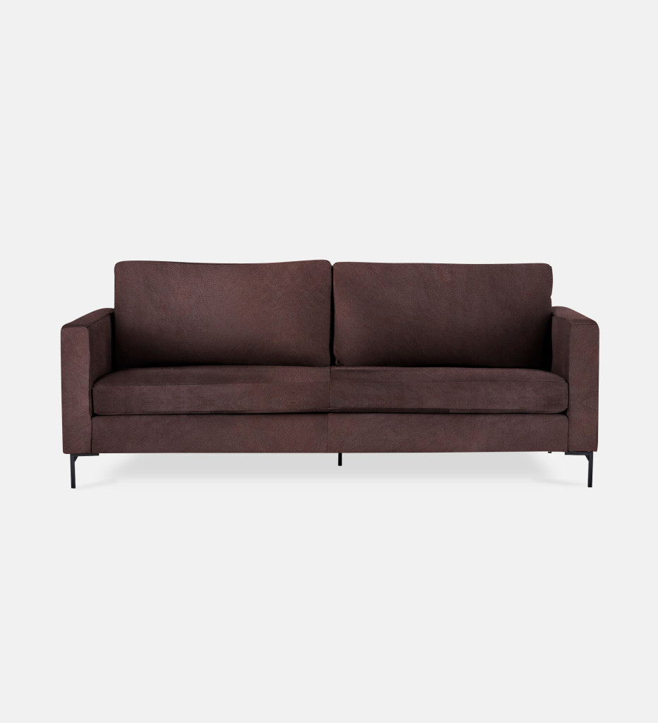 Sami Leather 2 Seater Metal Leg (75830)