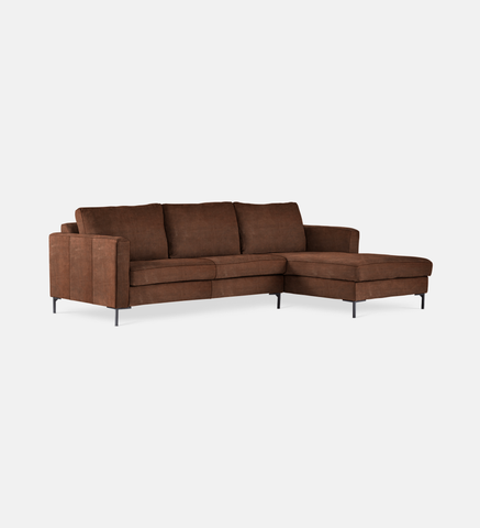 Sami Upholstered Slouch Right With Wooden Leg