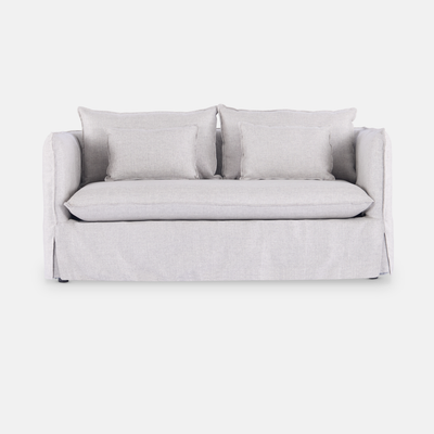 Delphi Slipcover 2 Seater - Fabric Aurelia Pebble