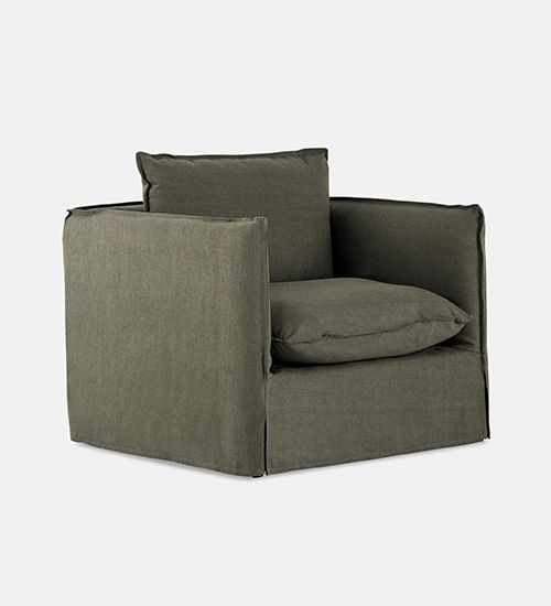 Indiana Slipcover 1 Seater (27136)