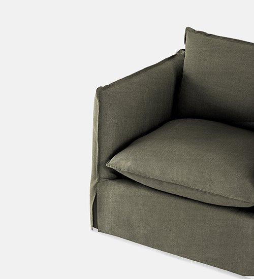 Indiana Slipcover 1 Seater (27137)