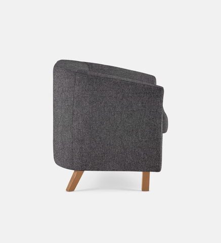 Debbie Tub Fully Upholstered 1 Seater Light Leg (35794)
