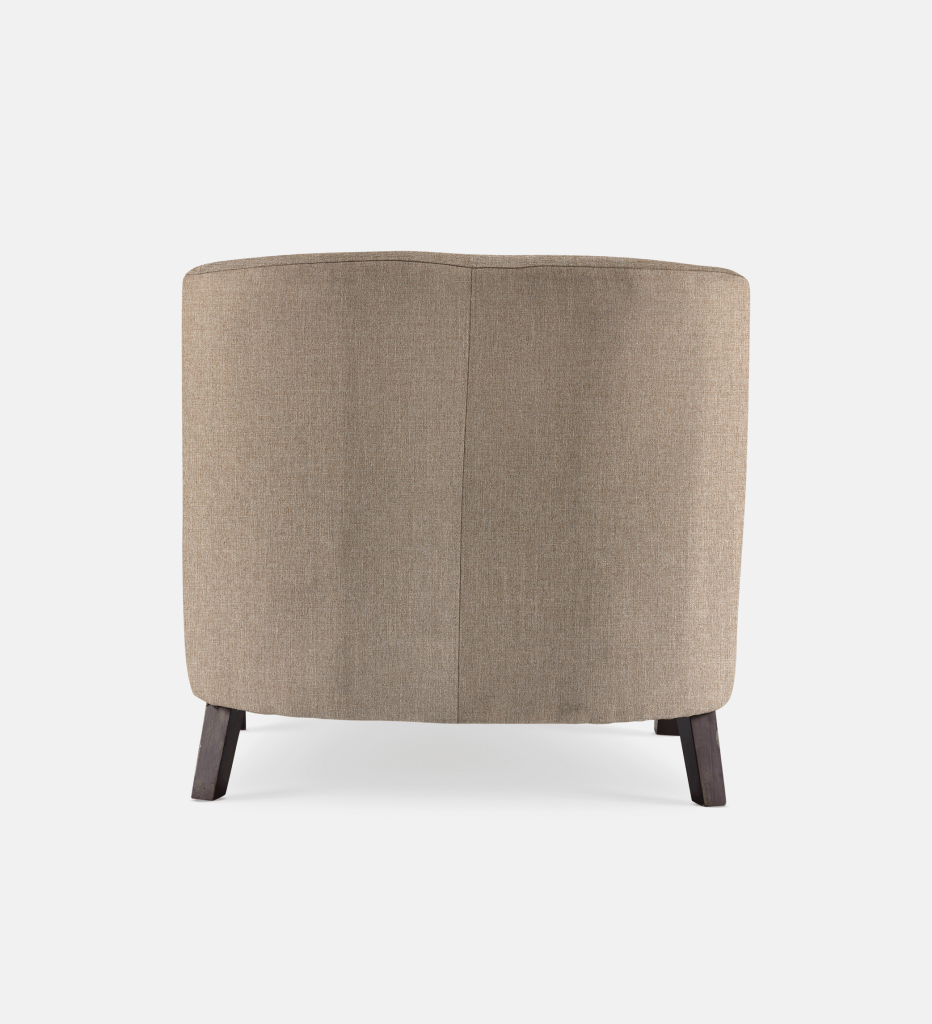 Debbie Tub Fully Upholstered 1 Seater Dark Leg (34276)