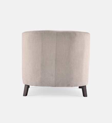 Debbie Tub Fully Upholstered 1 Seater Dark Leg (34281)