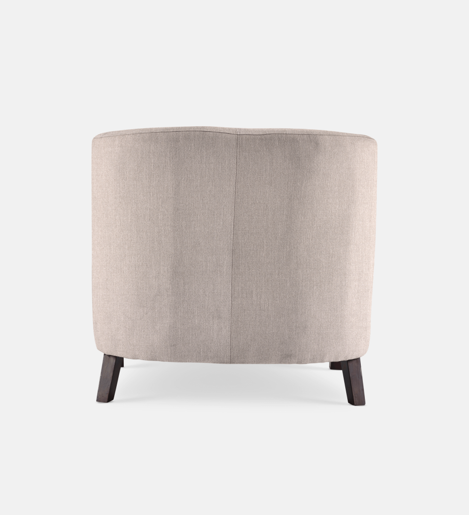 Debbie Tub Fully Upholstered 1 Seater Dark Leg (34281)