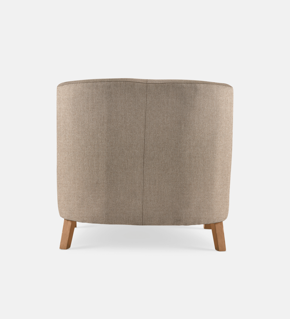 Debbie Tub Fully Upholstered 1 Seater Light Leg (35805)