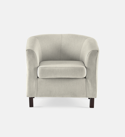 Debbie Tub Fully Upholstered 1 Seater Dark Leg (34314)