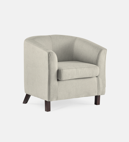 Debbie Tub Fully Upholstered 1 Seater Dark Leg (34315)