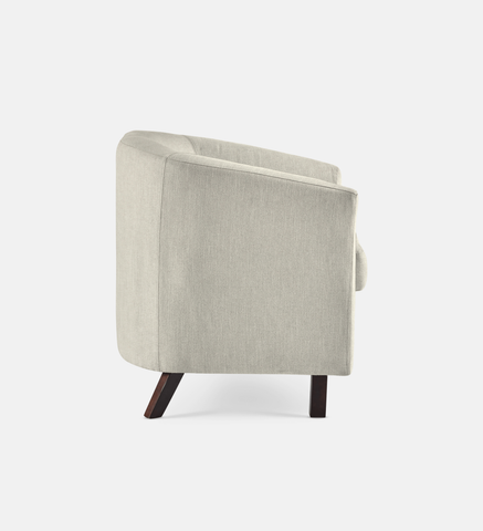 Debbie Tub Fully Upholstered 1 Seater Dark Leg (34317)