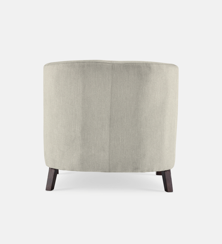 Debbie Tub Fully Upholstered 1 Seater Dark Leg (34318)