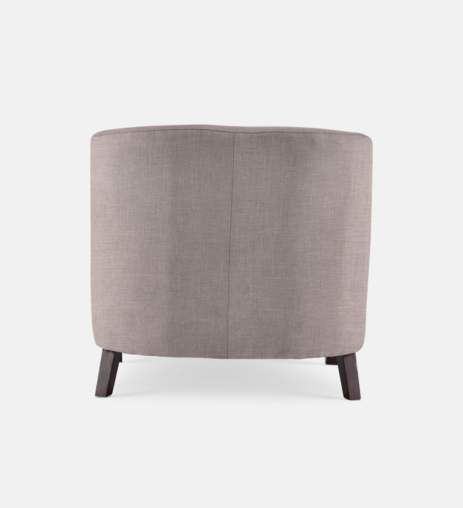 Debbie Tub Fully Upholstered 1 Seater Dark Leg (34344)