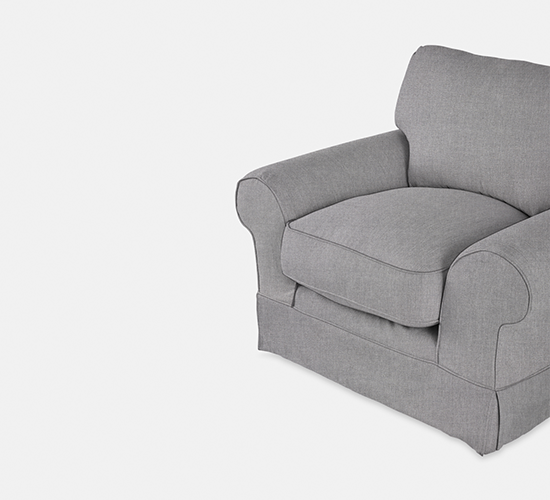 Santorini Slipcover 1 Seater Chair (5770)
