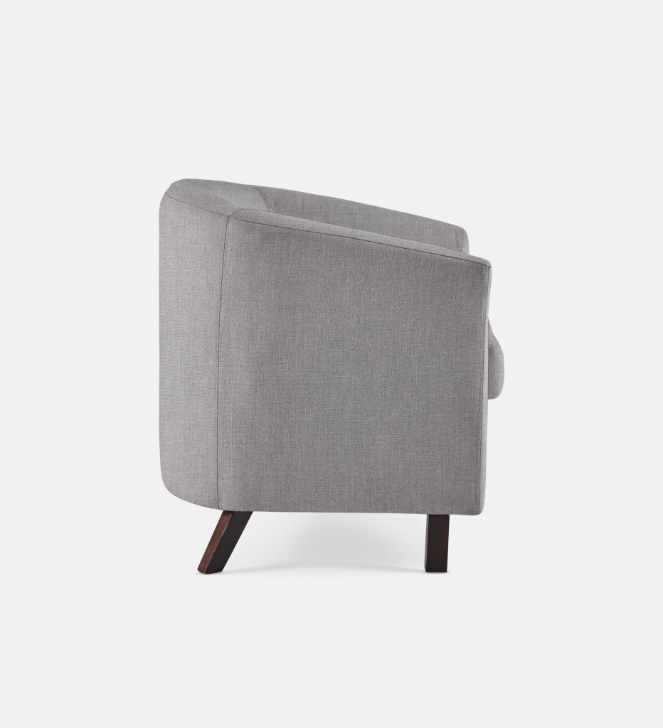 Debbie Tub Fully Upholstered 1 Seater Dark Leg (34374)