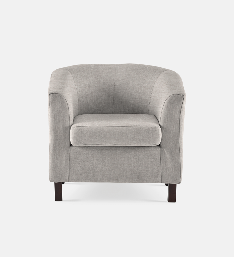 Debbie Tub Fully Upholstered 1 Seater Dark Leg (34376)