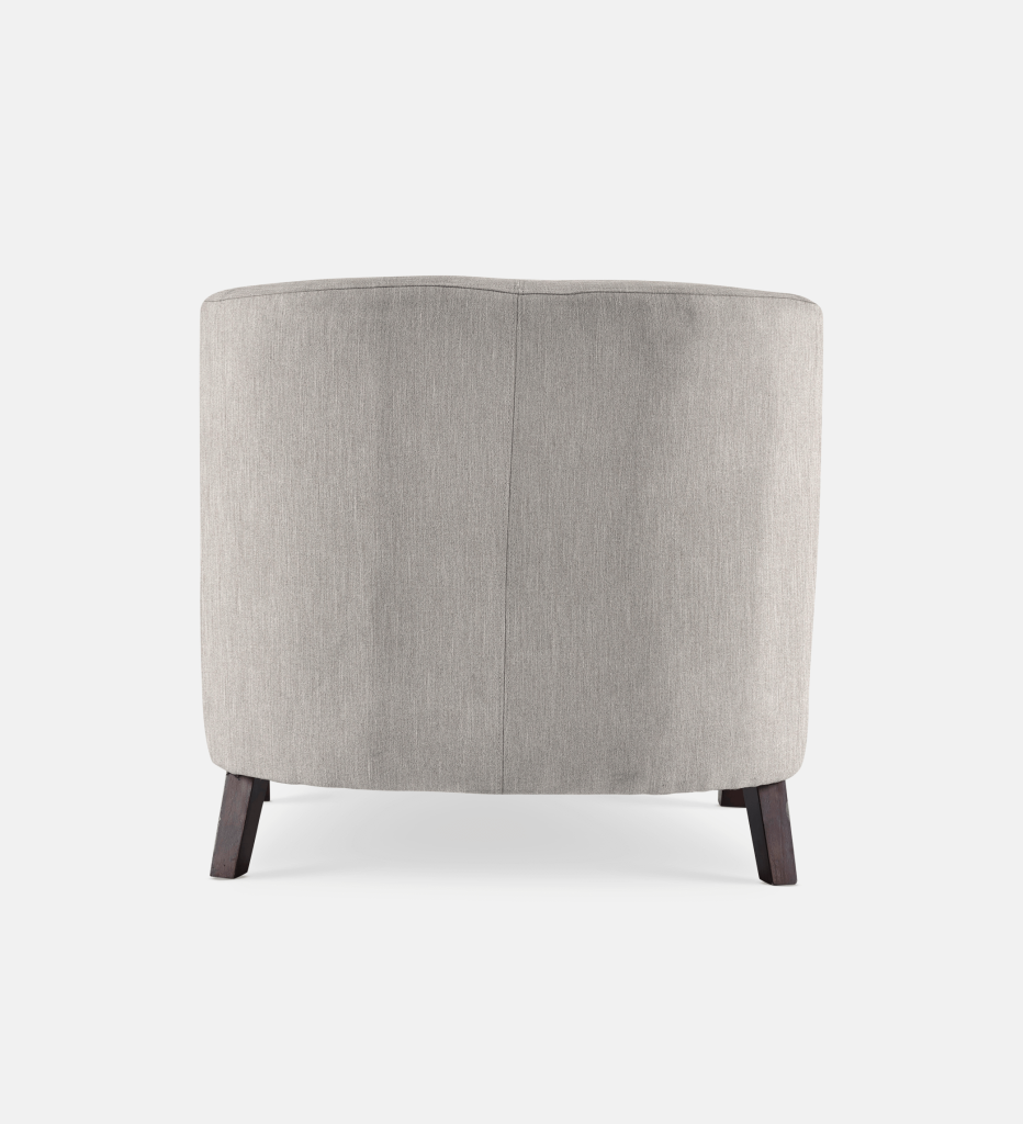 Debbie Tub Fully Upholstered 1 Seater Dark Leg (34383)