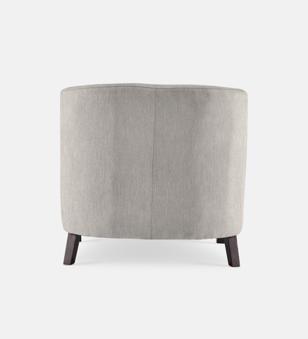 Debbie Tub Fully Upholstered 1 Seater Dark Leg (34383)