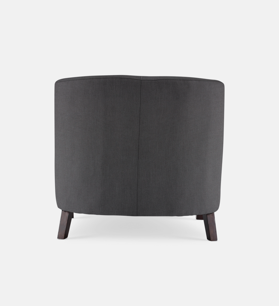 Debbie Tub Fully Upholstered 1 Seater Dark Leg (34388)