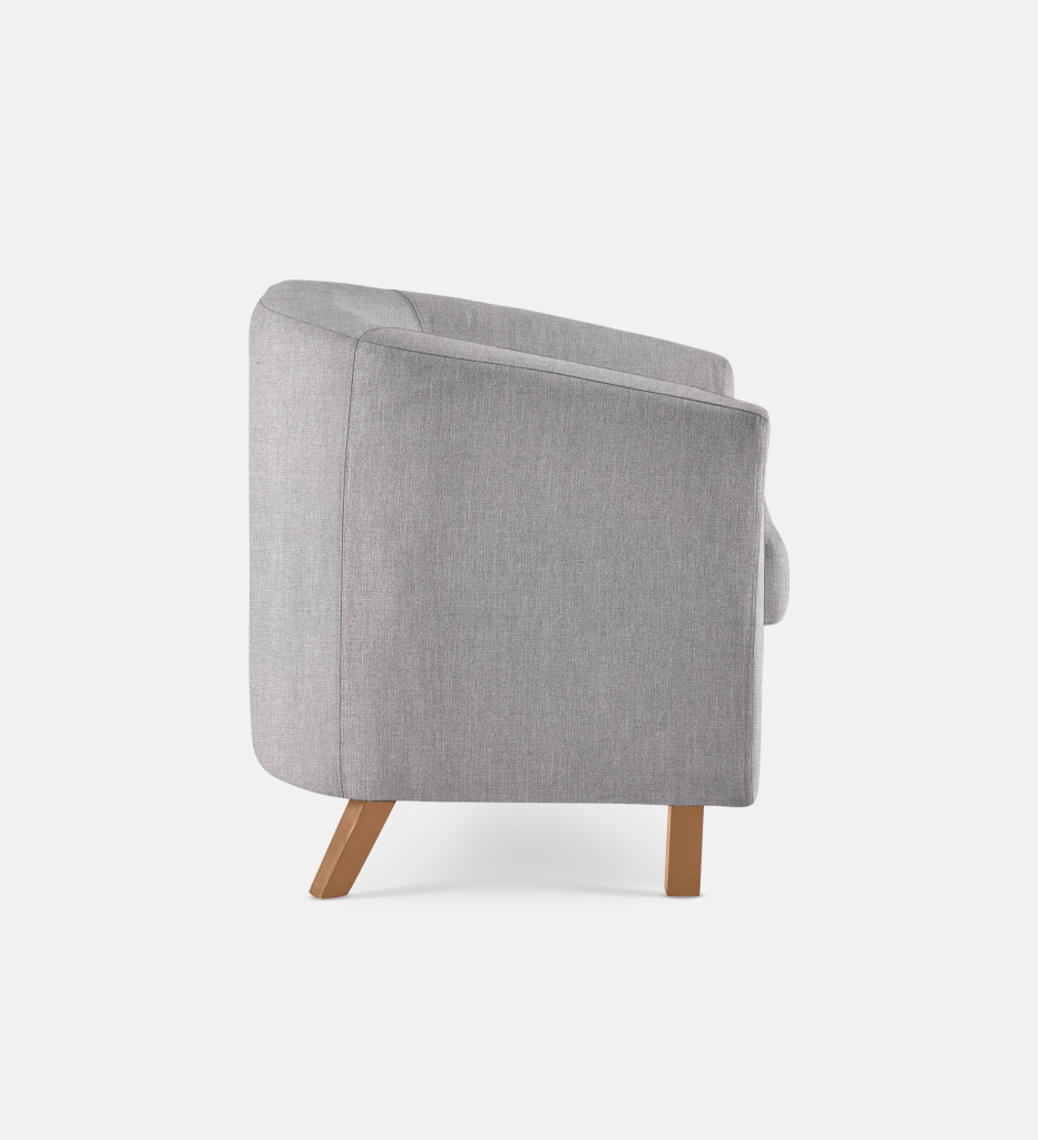 Debbie Tub Fully Upholstered 1 Seater Light Leg (35867)
