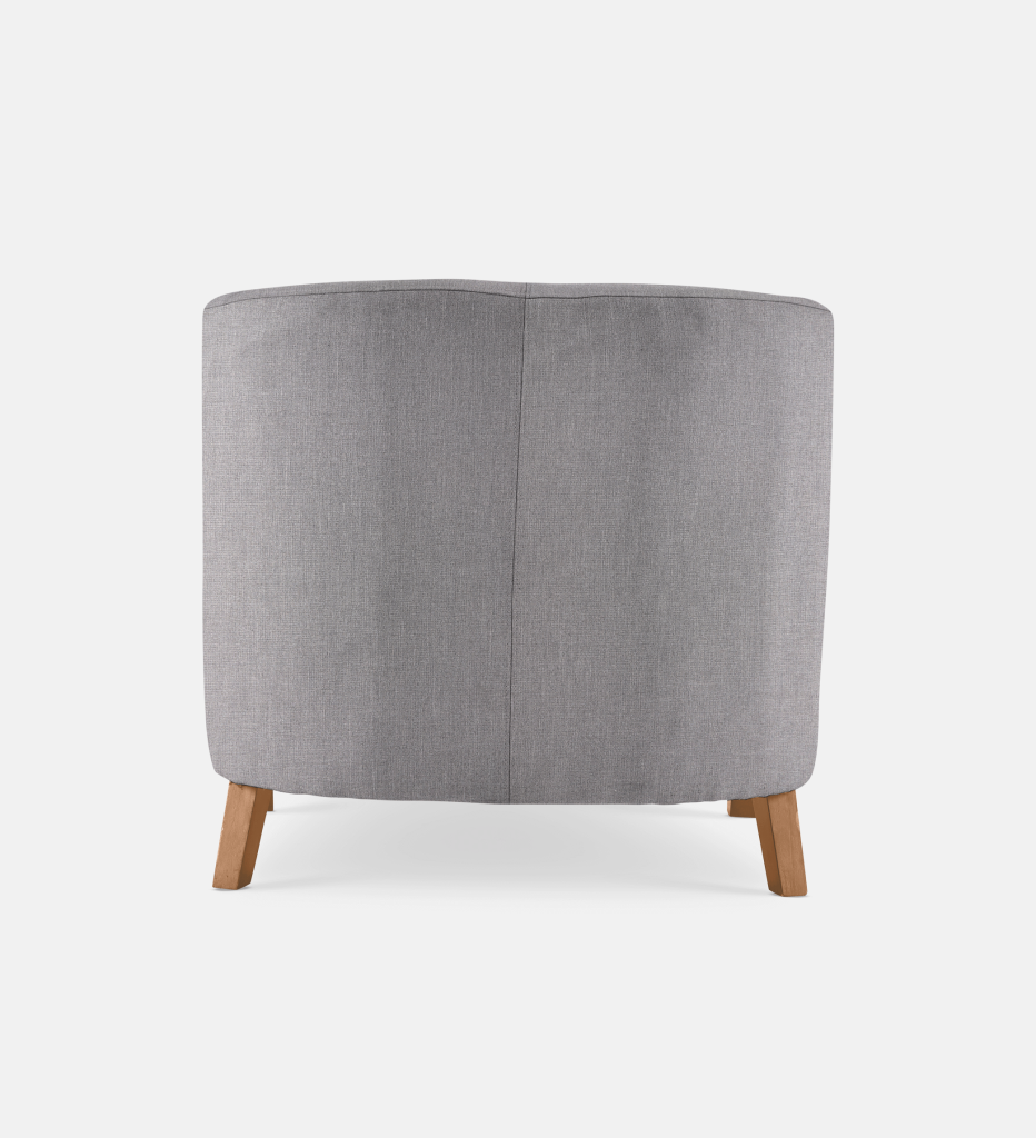 Debbie Tub Fully Upholstered 1 Seater Light Leg (35868)