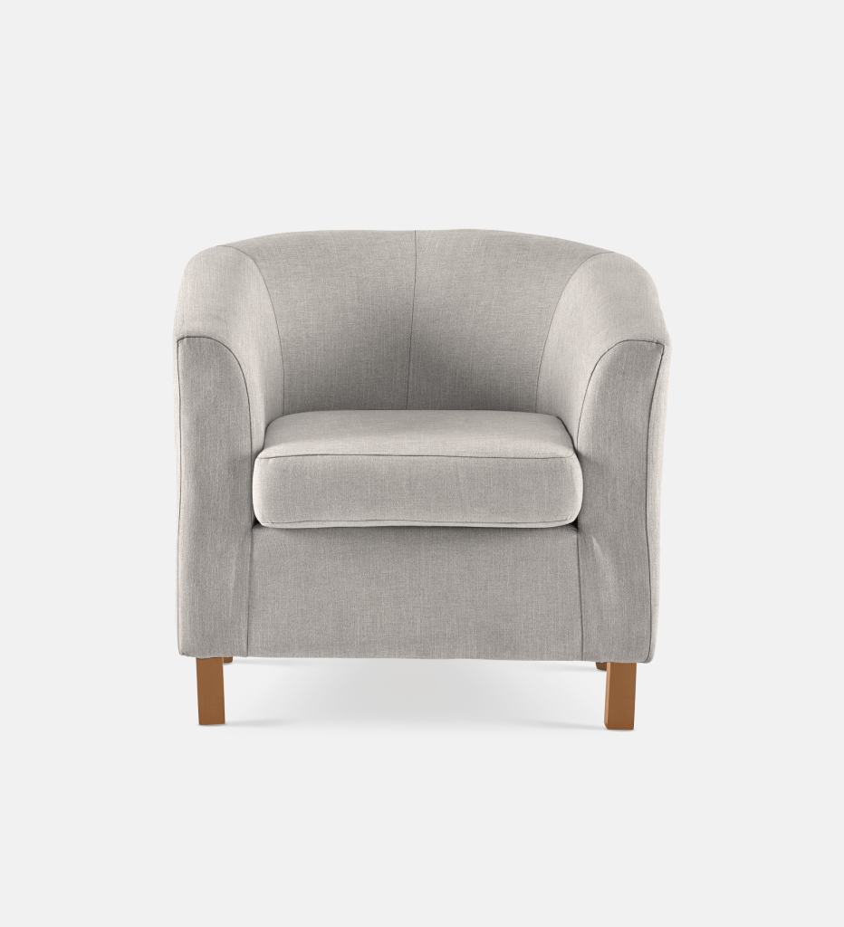 Debbie Tub Fully Upholstered 1 Seater Light Leg (35874)