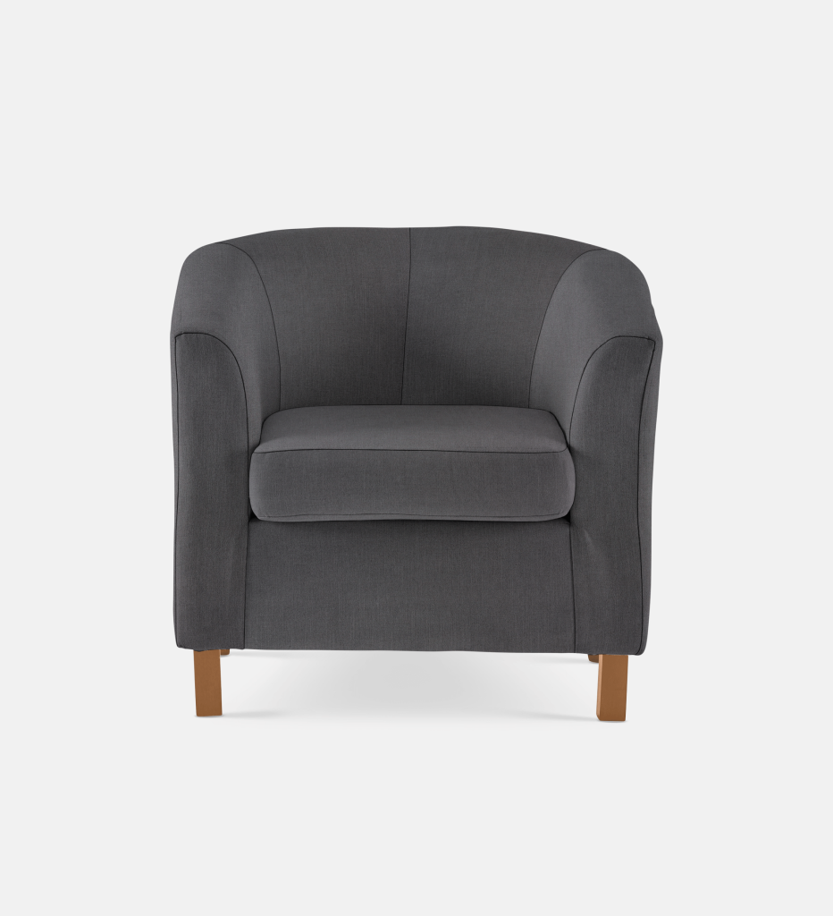 Debbie Tub Fully Upholstered 1 Seater Light Leg (35739)