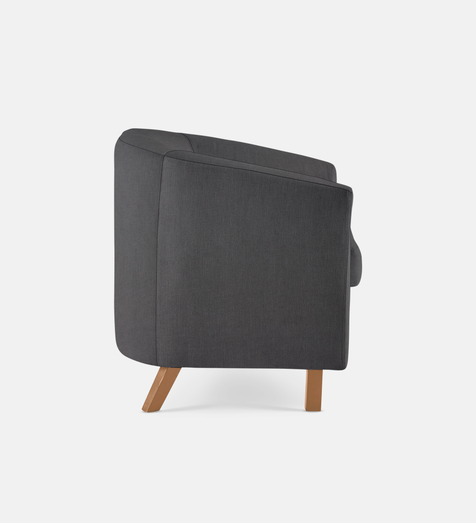 Debbie Tub Fully Upholstered 1 Seater Light Leg (35742)