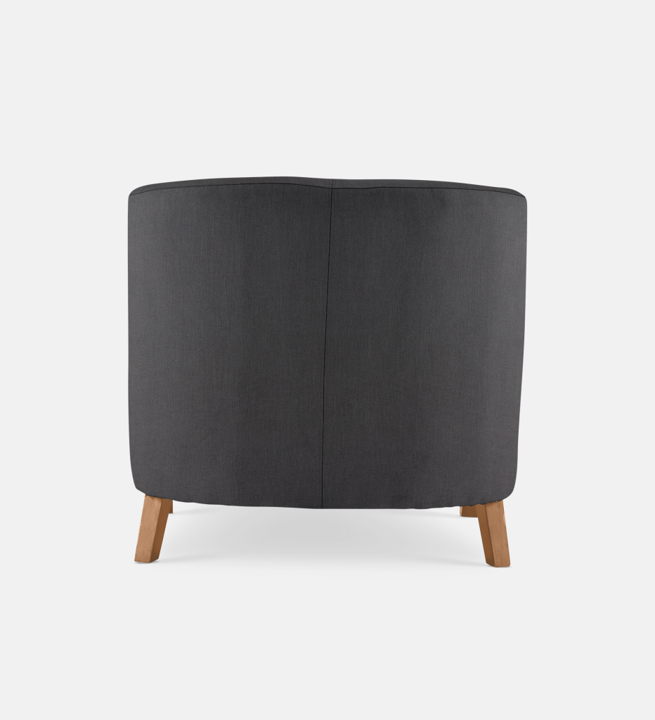 Debbie Tub Fully Upholstered 1 Seater Light Leg (35743)