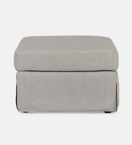 Krista Slipcover Ottoman - Square