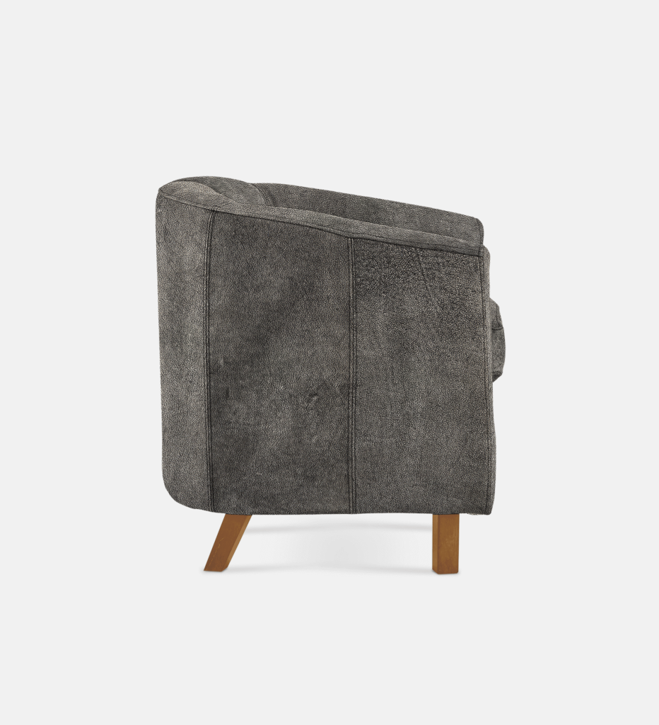 Debbie Tub Leather 1 Seater Light Leg (36088)