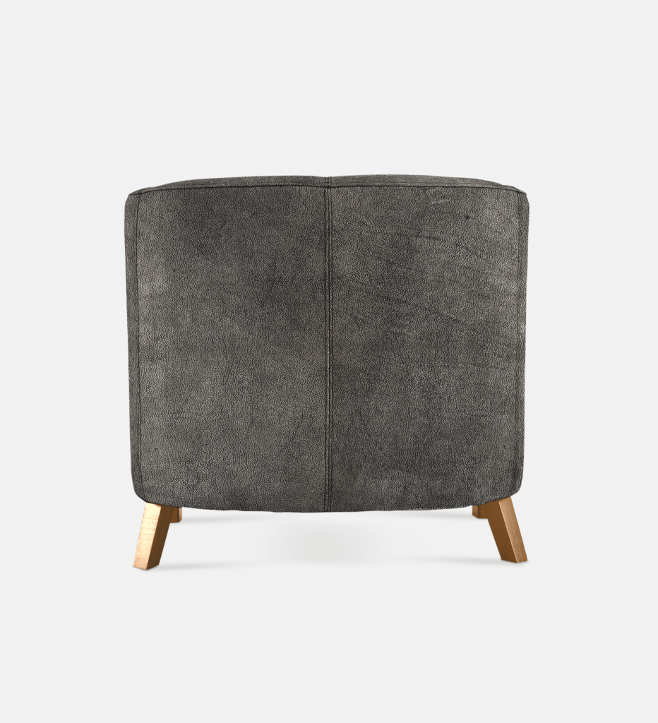 Debbie Tub Leather 1 Seater Light Leg (36062)