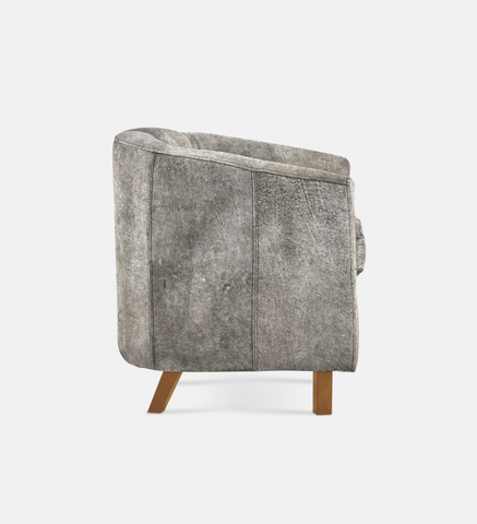 Debbie Tub Leather 1 Seater Light Leg (36065)