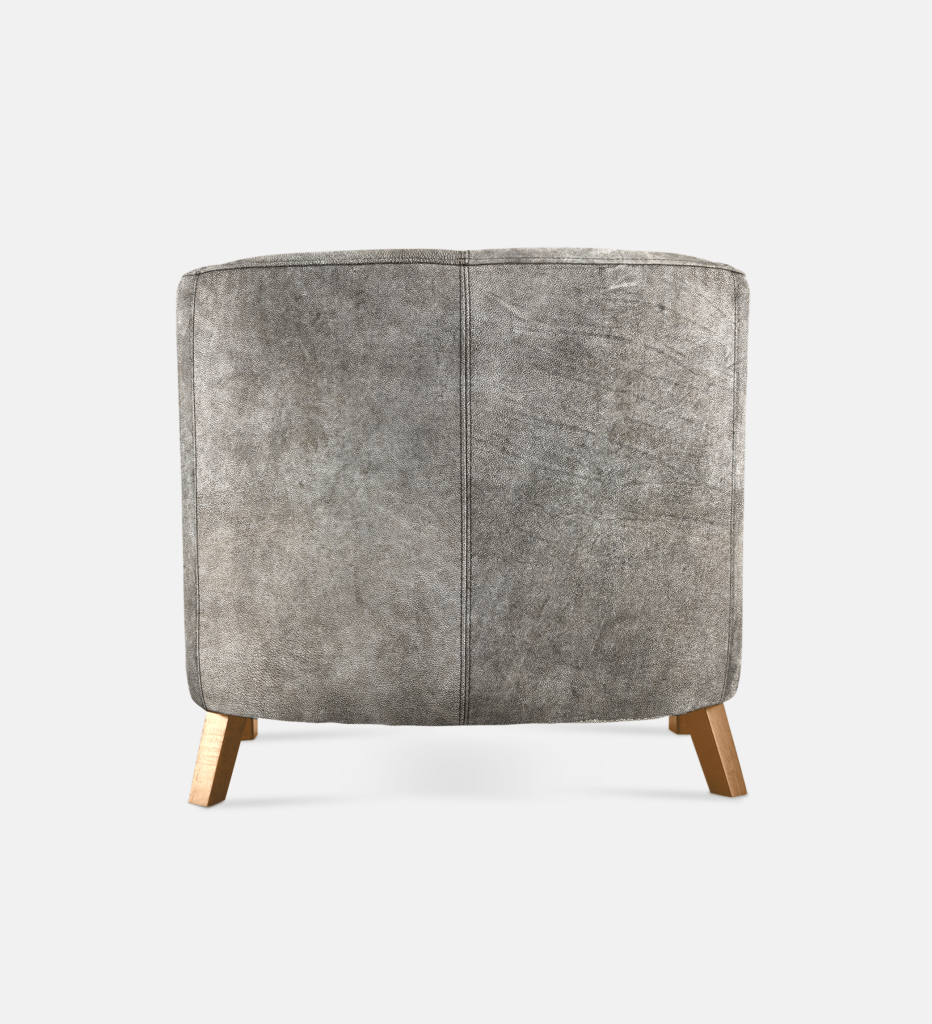 Debbie Tub Leather 1 Seater Light Leg (36066)