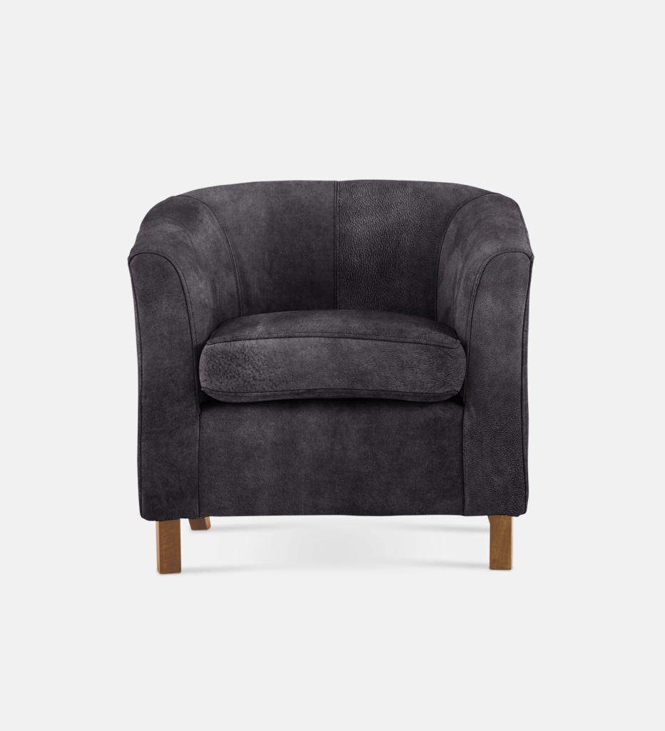 Debbie Tub Leather 1 Seater Light Leg (36083)