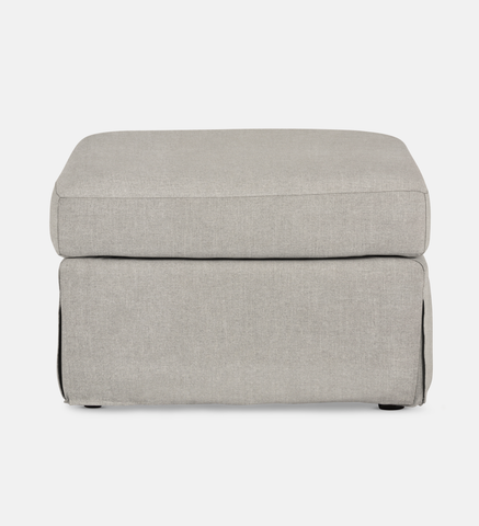 Krista Slipcover Ottoman - Square