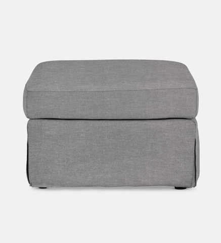 Krista Slipcover Ottoman - Square