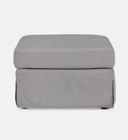 Krista Slipcover Ottoman - Square