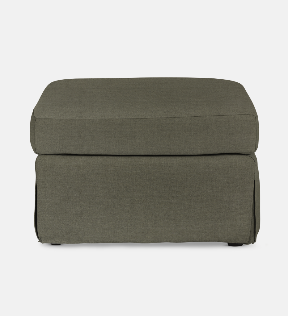 Krista Slipcover Ottoman - Square