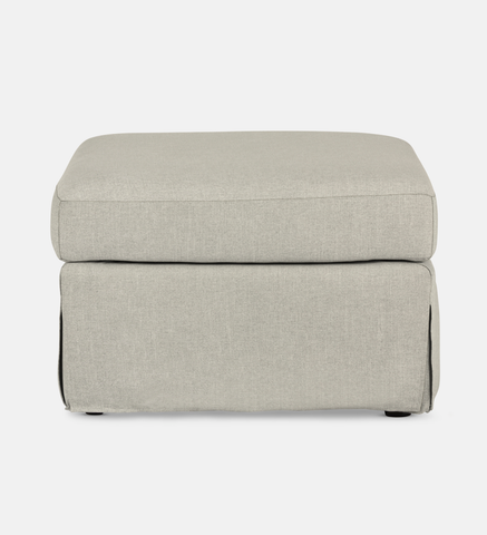 Krista Slipcover Ottoman - Square