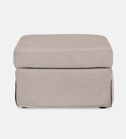 Krista Slipcover Ottoman - Square