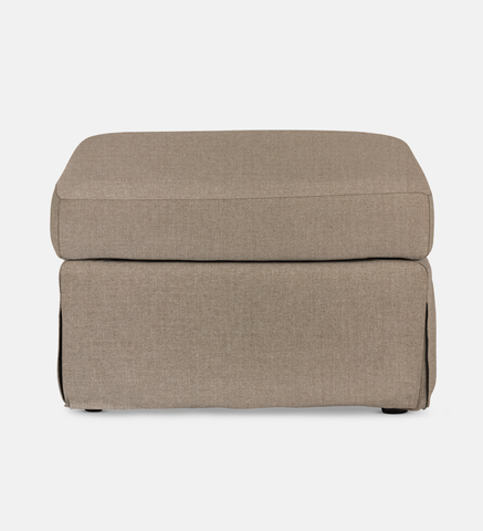 Krista Slipcover Ottoman - Square