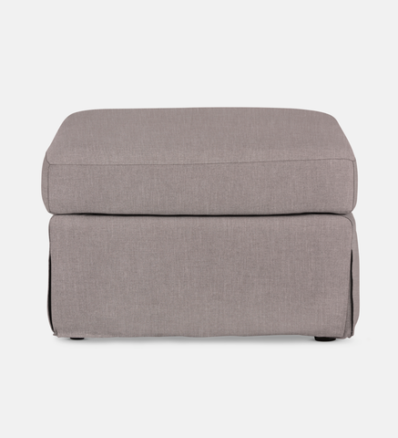Krista Slipcover Ottoman - Square