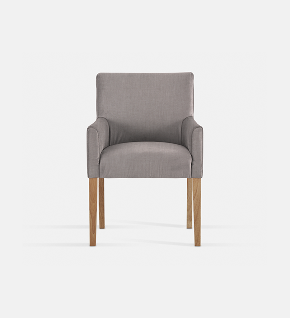 Bennet Fully Up Carver Chair Natural Leg (39504)