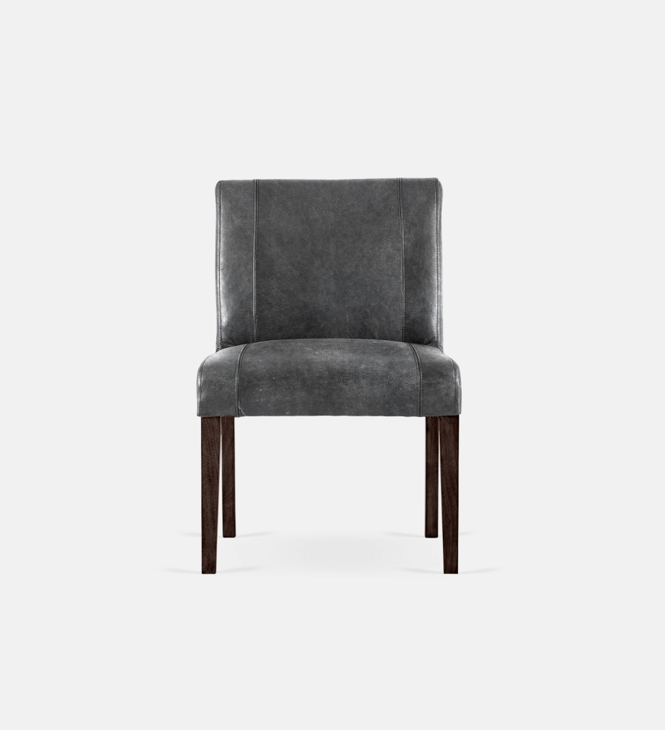 Bennet Leather Dining Brown Leg (35669)