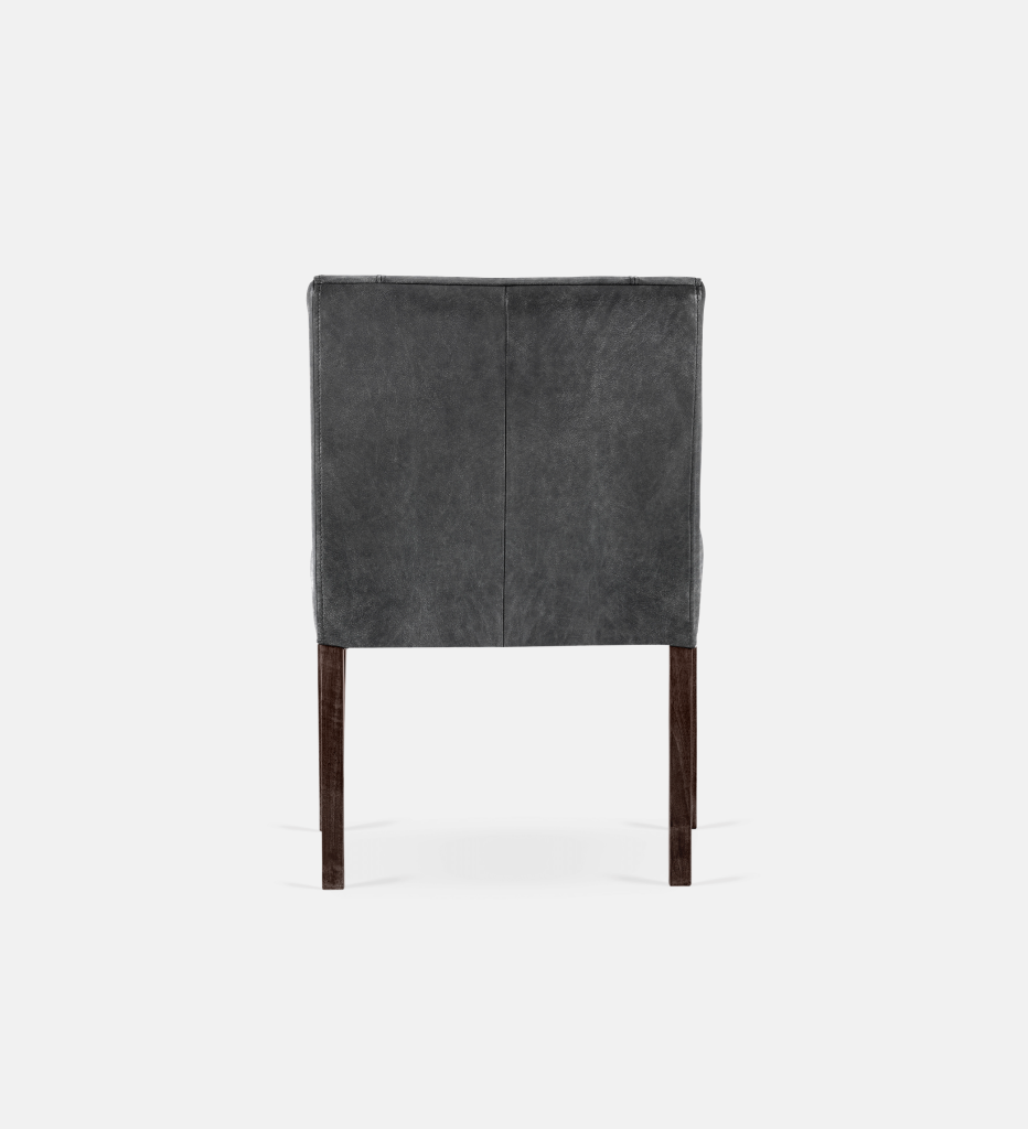 Bennet Leather Dining Brown Leg (35548)