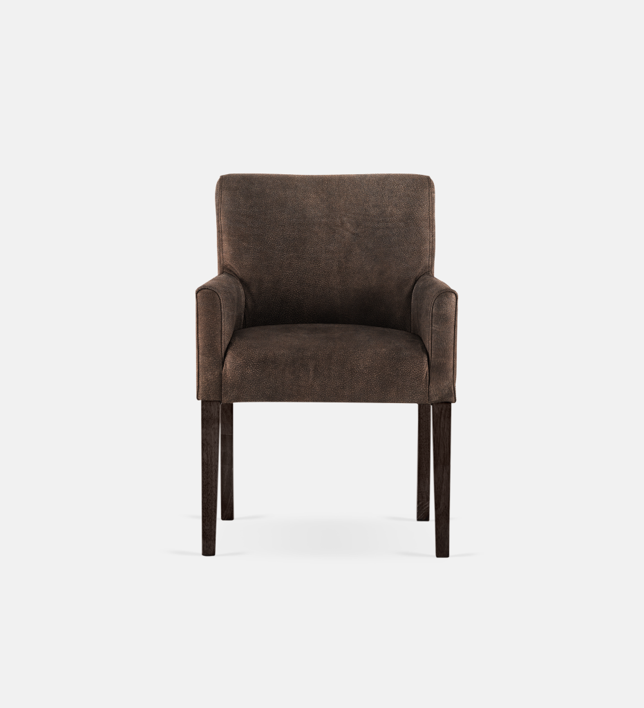 Bennet Leather Carver Brown Leg (35358)