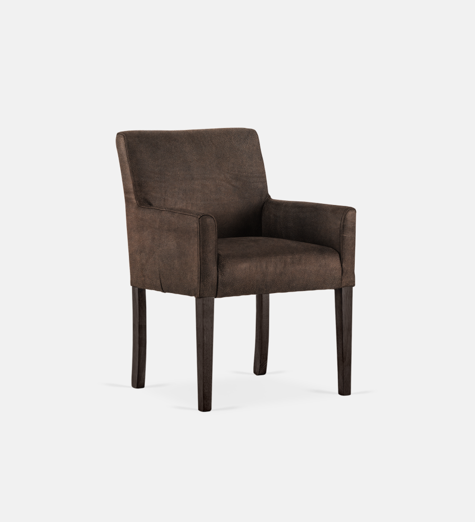 Bennet Leather Carver Brown Leg (35359)