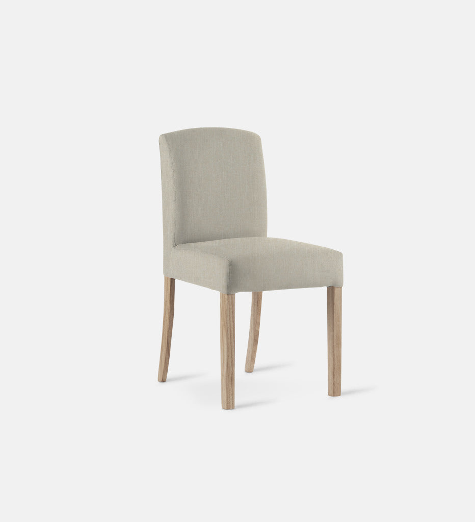 Samuel Fully Up Dining Chair Light Grey Leg (75687)