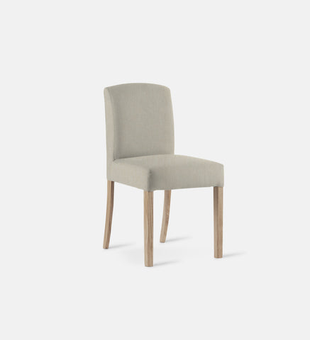Samuel Fully Up Dining Chair Light Grey Leg (75687)