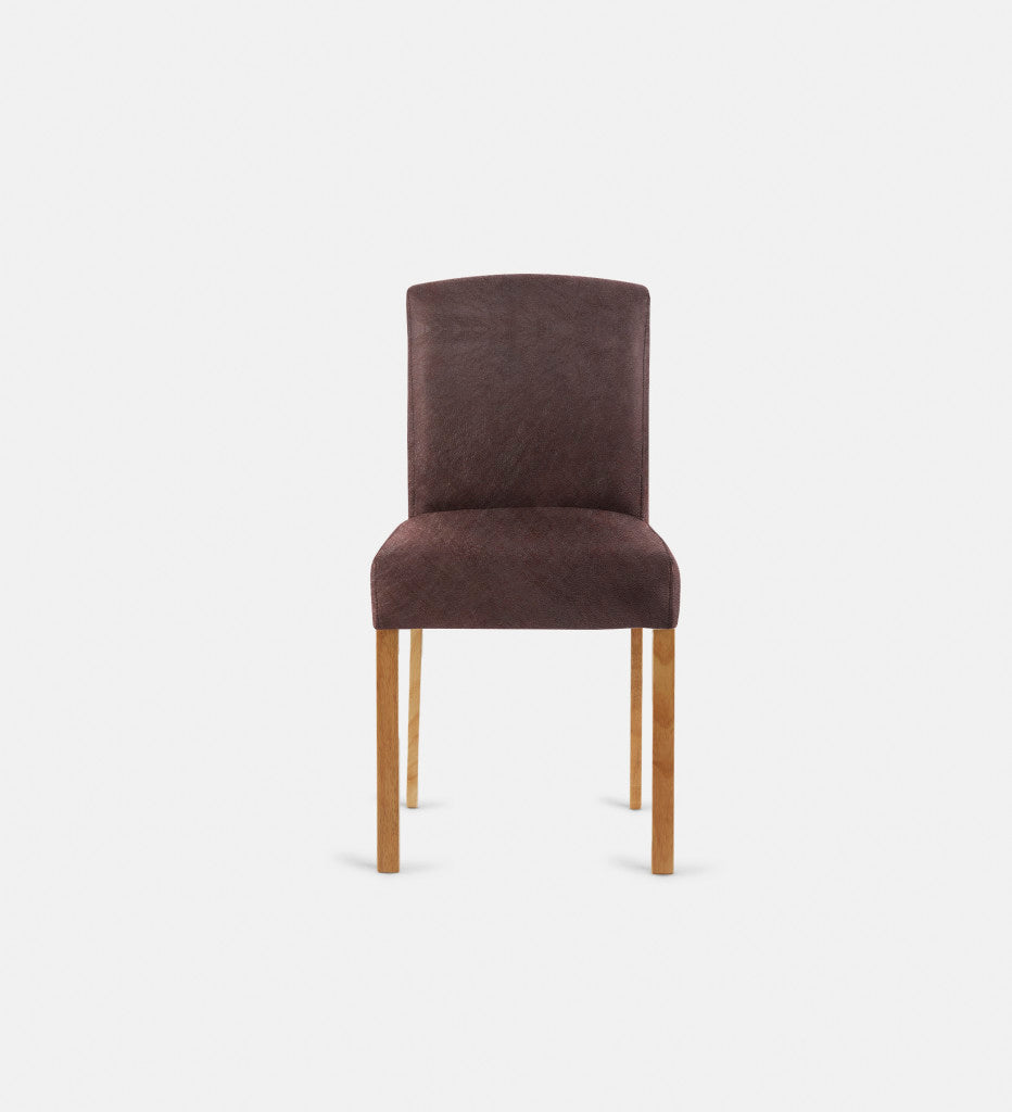 Samuel Leather Dining Chair Natural Leg (72201)